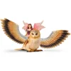 Schleich Bayala Fairy in Flight in Glam-Owl