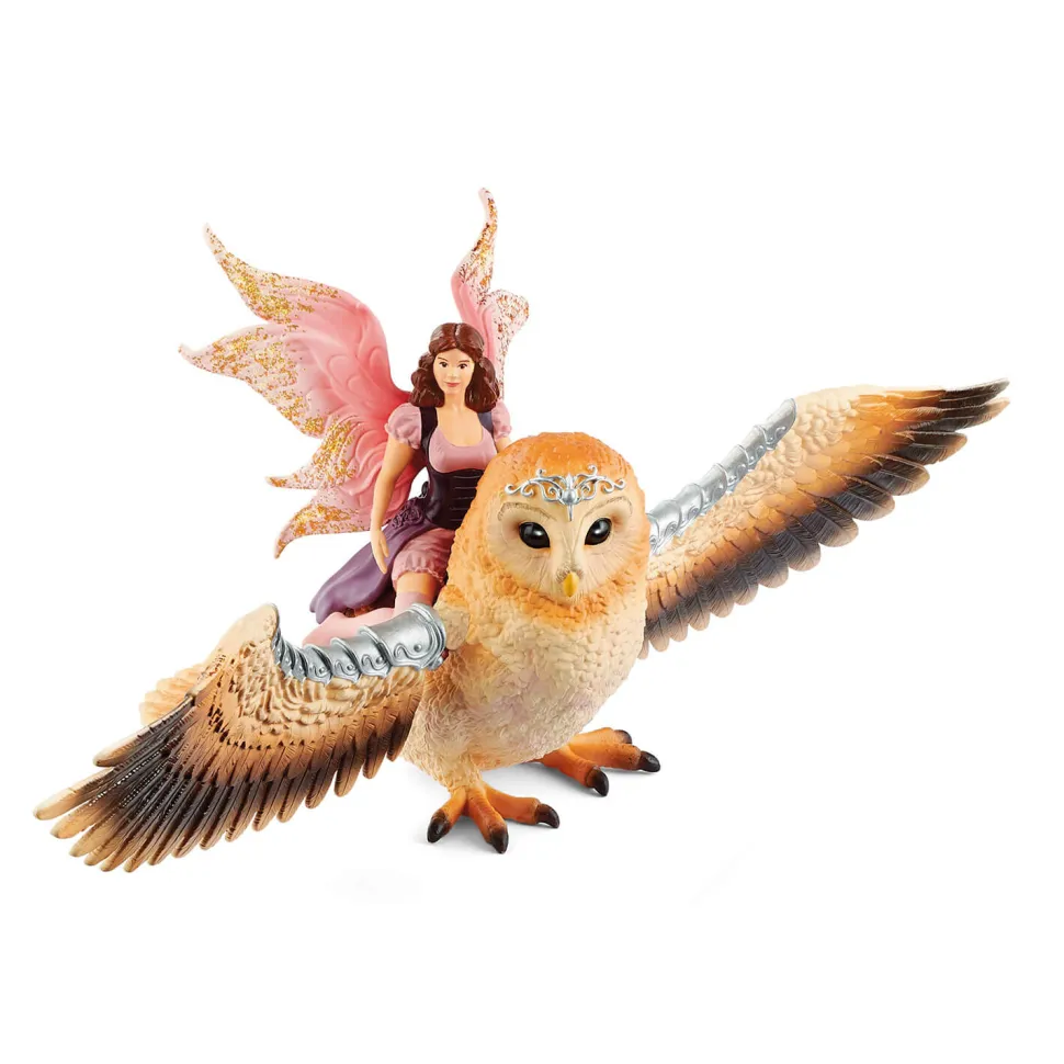 Schleich Bayala Fairy in Flight on Glam-Owl