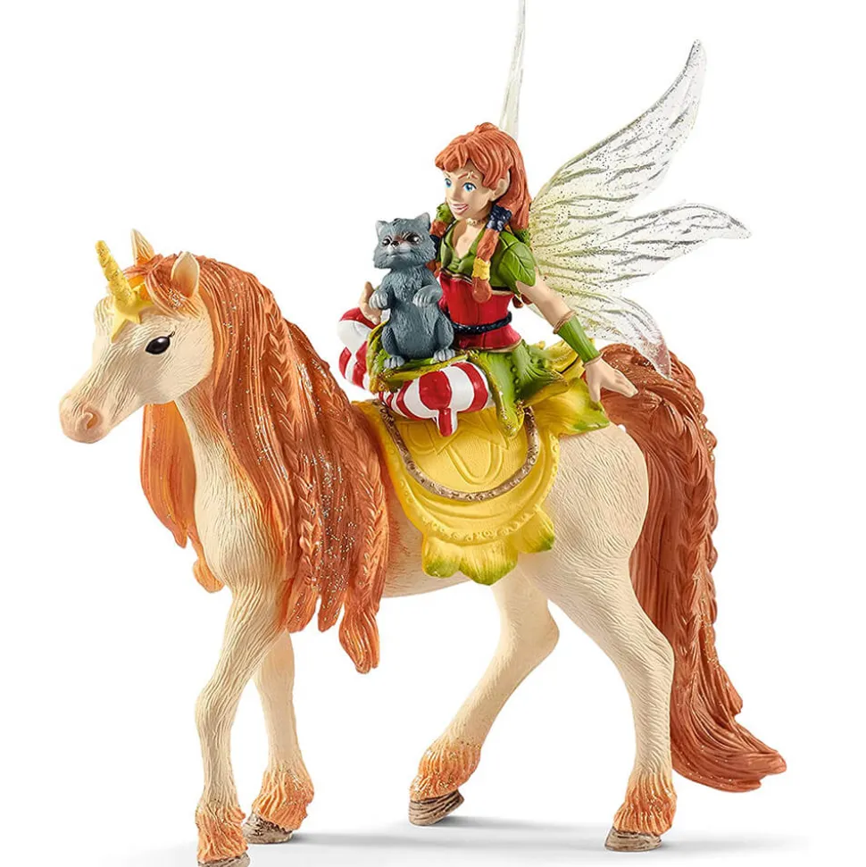 Schleich Bayala Fairy Marween with Glitter Unicorn Playset