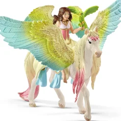 Schleich Bayala Fairy Surah with Glitter Pegasus Playset