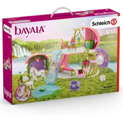 Schleich Bayala Glittering Flower House with Unicorns Lake and Stable