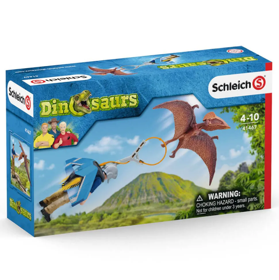 Schleich Dinosaurs Jetpack Chase Playset