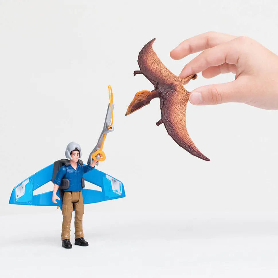 Schleich Dinosaurs Jetpack Chase Playset