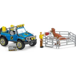 Schleich Dinosaurs Off-Road Vehicle with Dino Outpost Playset