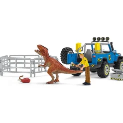 Schleich Dinosaurs Off-Road Vehicle with Dino Outpost Playset