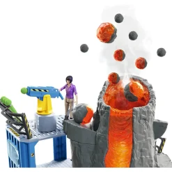 Schleich Dinosaurs Volcano Expedition Base Camp Playset