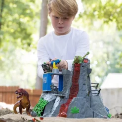 Schleich Dinosaurs Volcano Expedition Base Camp Playset