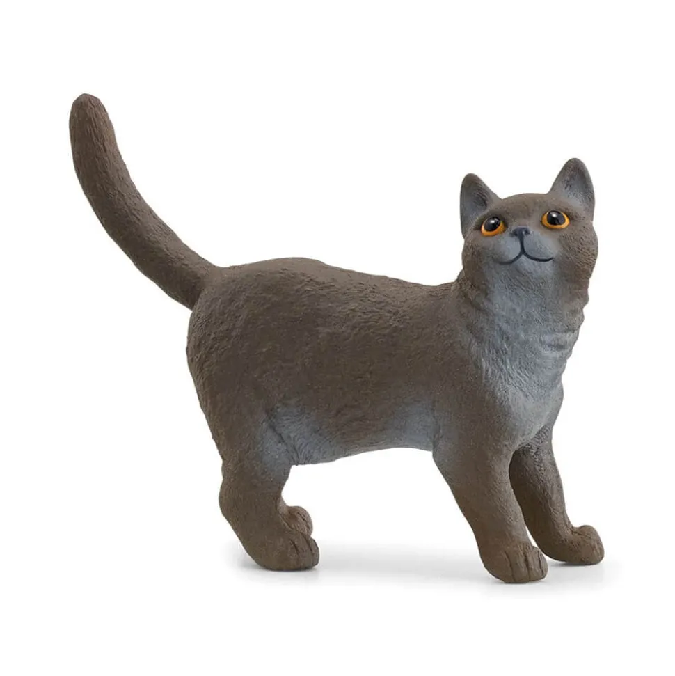 Schleich Farm World British Shorthair Cat Figure