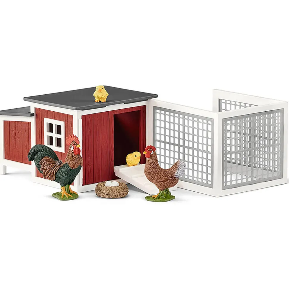 Schleich Farm World Chicken Coop Playset