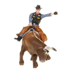 Schleich Farm World Cowboy with Bull Playset
