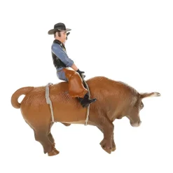 Schleich Farm World Cowboy with Bull Playset
