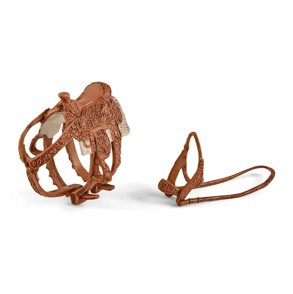 Schleich Farm World Cowgirl Barrel Racing Fun