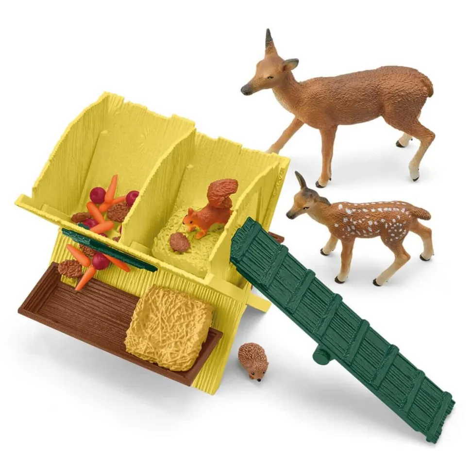 Schleich Farm World Feeding the Forest Animals Set