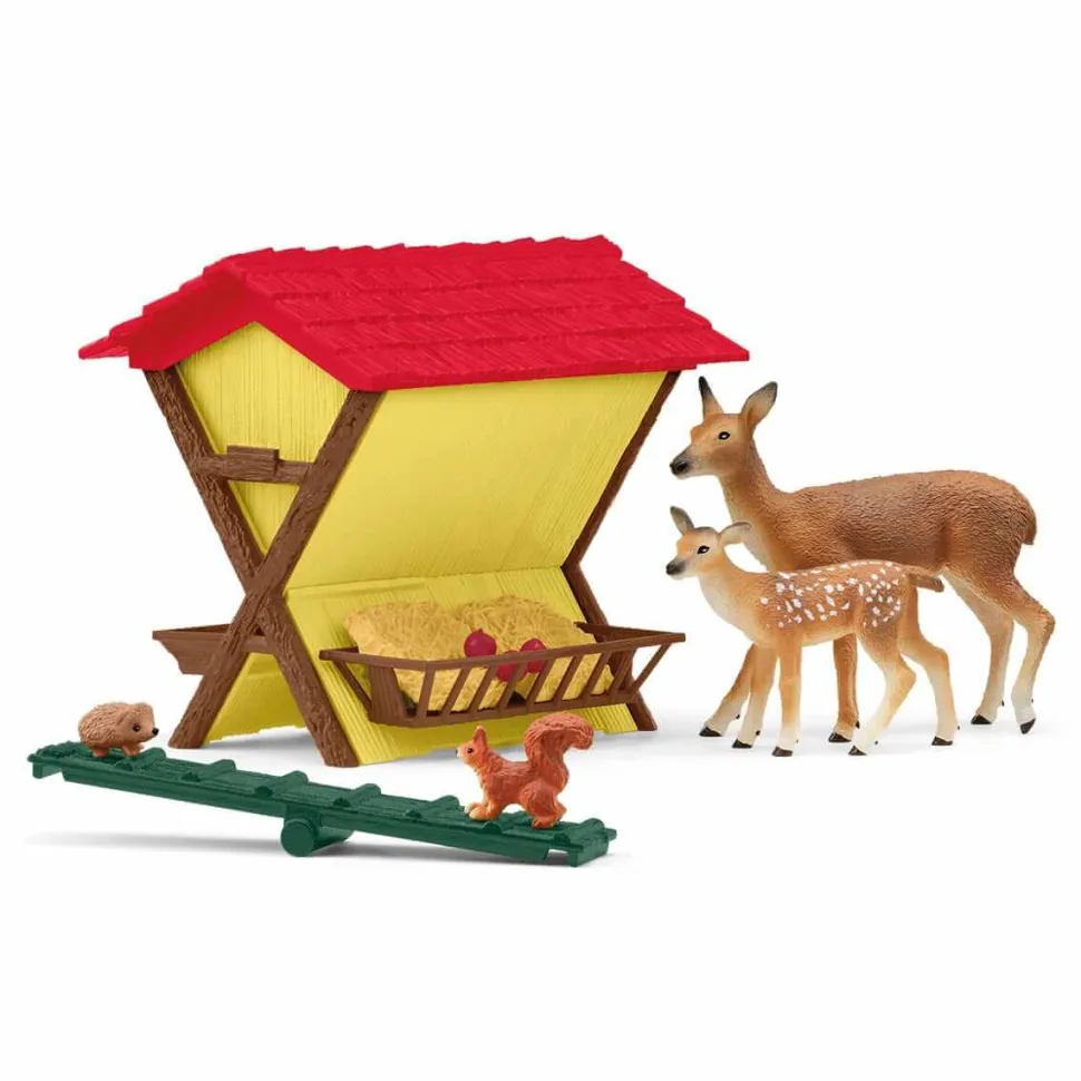 Schleich Farm World Feeding the Forest Animals Set