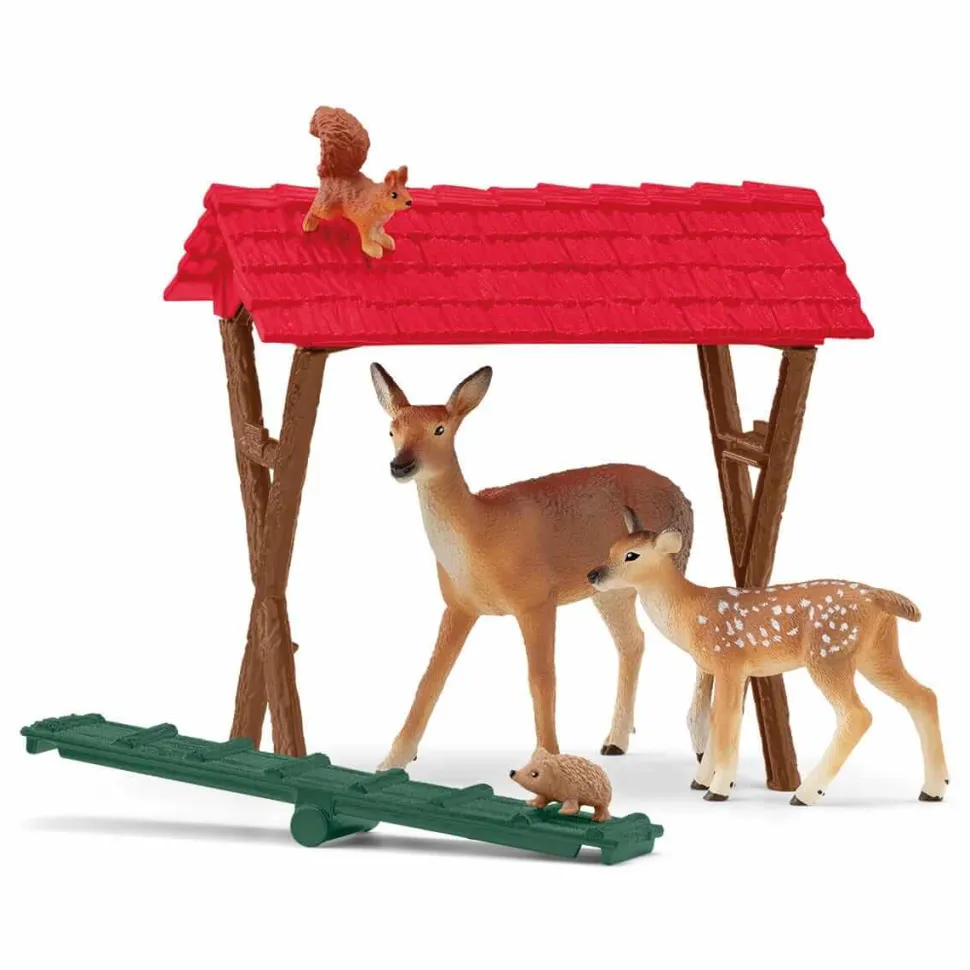 Schleich Farm World Feeding the Forest Animals Set