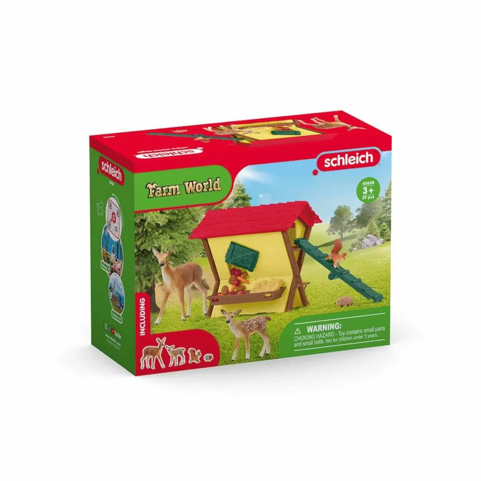 Schleich Farm World Feeding the Forest Animals Set