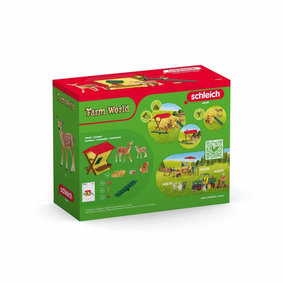 Schleich Farm World Feeding the Forest Animals Set