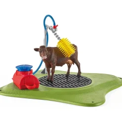 Schleich Farm World Happy Cow Wash Playset