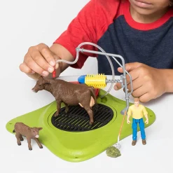 Schleich Farm World Happy Cow Wash Playset