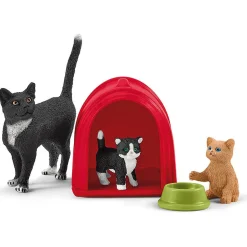 Schleich Farm World Playtime For Cute Cats Playset
