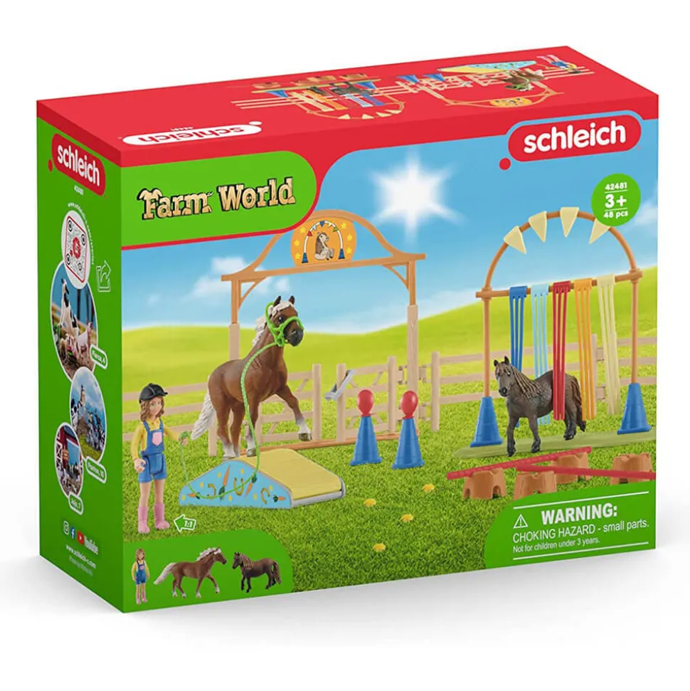 Schleich Farm World Pony Agility Training Playset