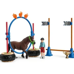 Schleich Farm World Pony Agility Race Playset