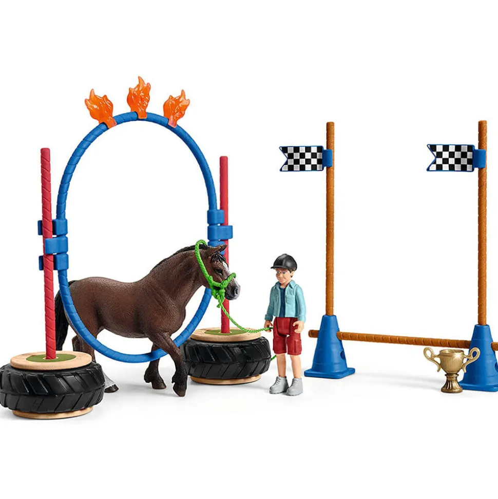 Schleich Farm World Pony Agility Race Playset