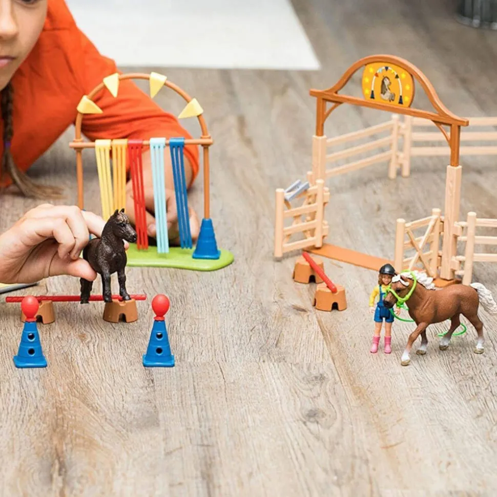 Schleich Farm World Pony Agility Training Playset