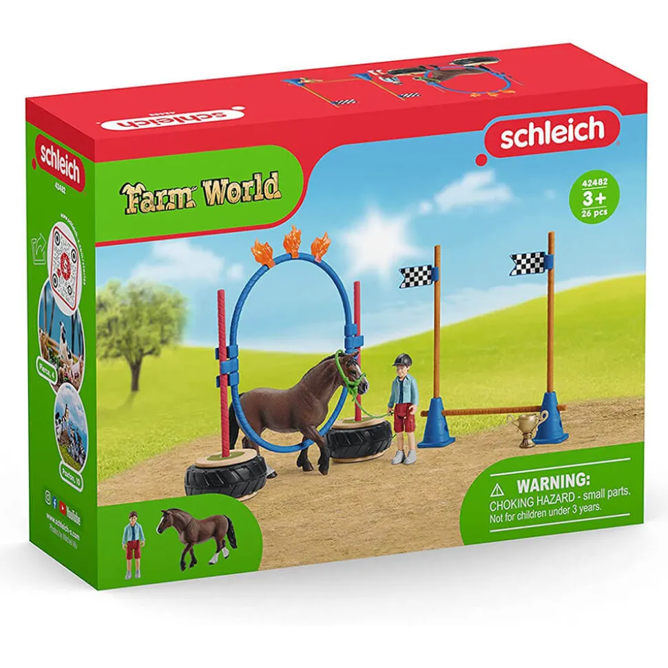 Schleich Farm World Pony Agility Race Playset