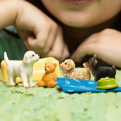 Schleich Farm World Puppy Pen Playset