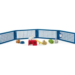 Schleich Farm World Rabbit and Guinea Pig Hutch Playset