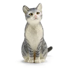 Schleich Farm World Sitting Cat Figure