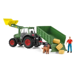 Schleich Farm World Tractor with Trailer