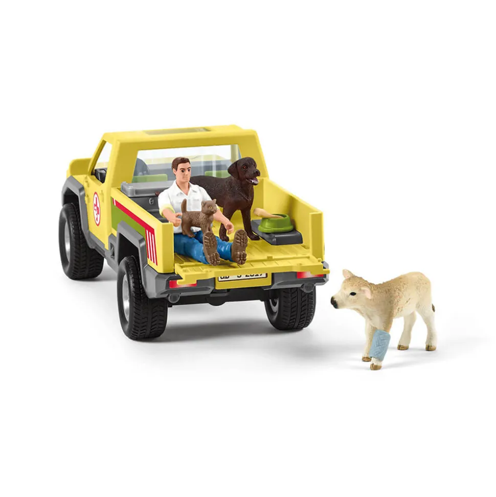 Schleich Farm World Veterinarian Visit At The Farm Playset