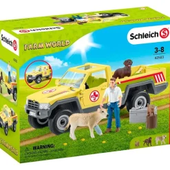 Schleich Farm World Veterinarian Visit At The Farm Playset
