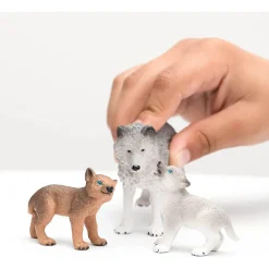 Schleich Wild Life Mother Wolf with Pups Playset