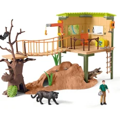 Schleich Wild Life Wild Life Ranger Adventure Station Playset