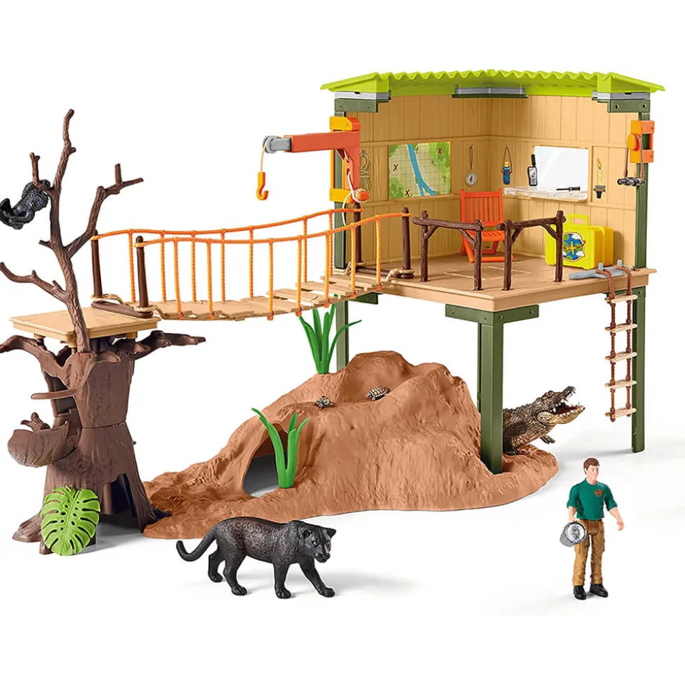 Schleich Wild Life Wild Life Ranger Adventure Station Playset