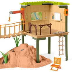 Schleich Wild Life Wild Life Ranger Adventure Station Playset
