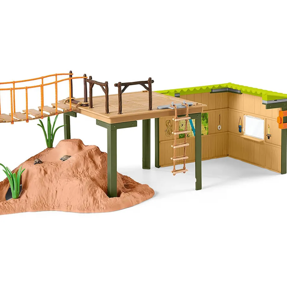 Schleich Wild Life Wild Life Ranger Adventure Station Playset
