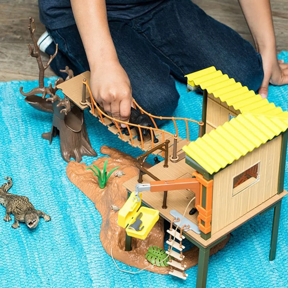 Schleich Wild Life Wild Life Ranger Adventure Station Playset