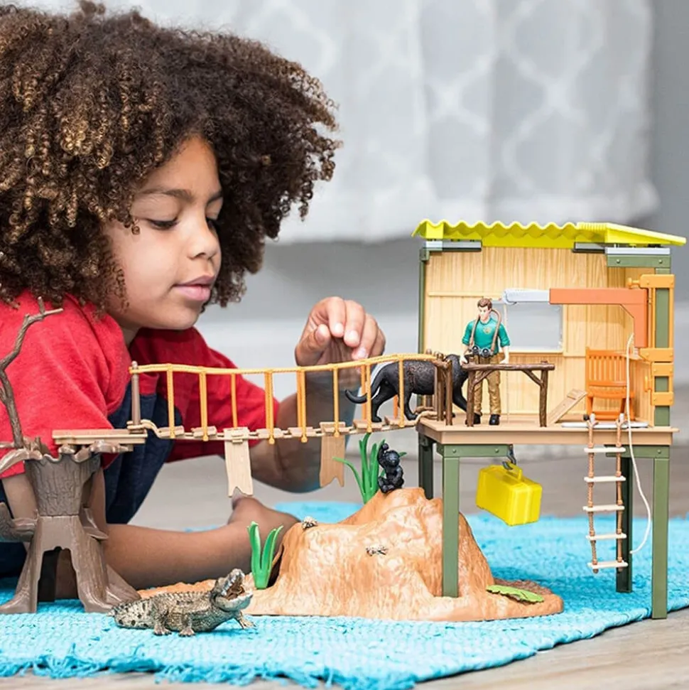 Schleich Wild Life Wild Life Ranger Adventure Station Playset