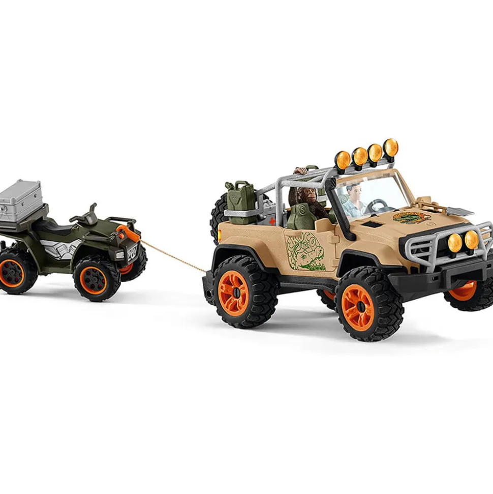 Schleich Wild Life 4X4 Vehicle with Winch Playset