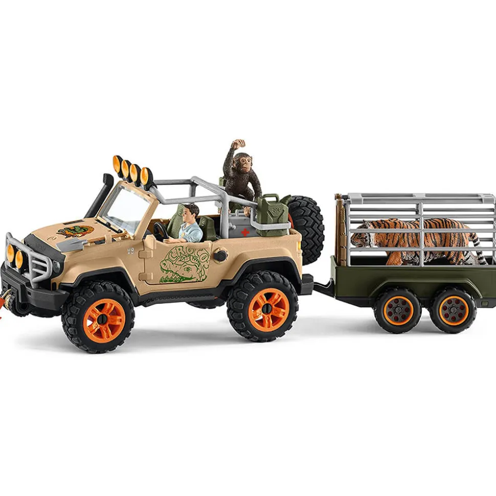 Schleich Wild Life 4X4 Vehicle with Winch Playset
