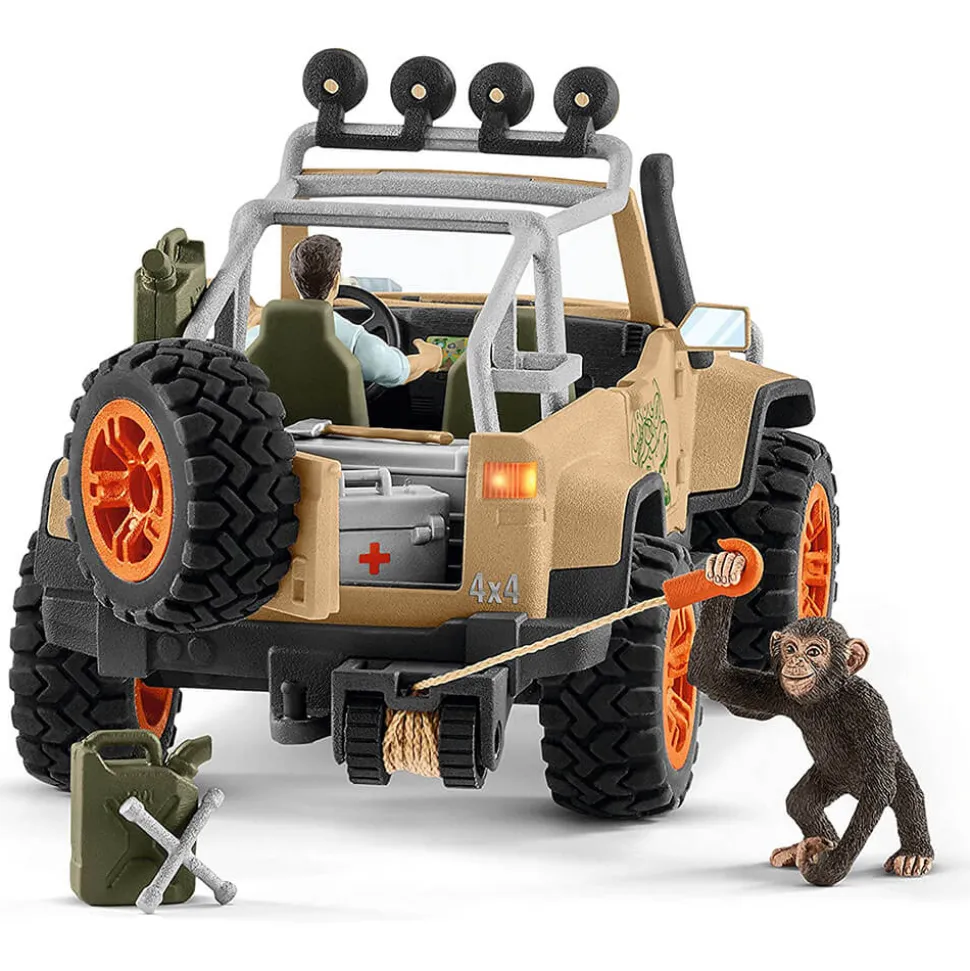 Schleich Wild Life 4X4 Vehicle with Winch Playset