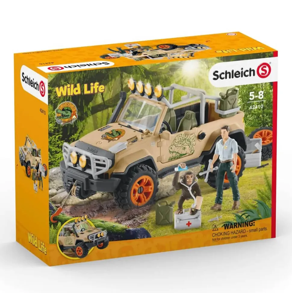 Schleich Wild Life 4X4 Vehicle with Winch Playset