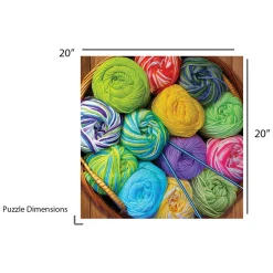 Springbok Colorful Yarn 500 Piece Jigsaw Puzzle