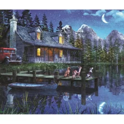 Springbok Moonlit Night 1000 Piece Jigsaw Puzzle