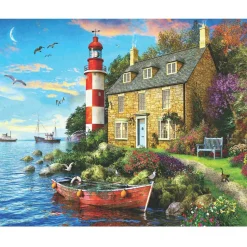 Springbok The Cottage Lighthouse 1000 Pc
