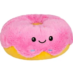 Squishable Snugglemi Snackers Pink Donut 6'' Plush